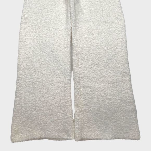 SKIMS Cozy Knit Boucle Set Pullover Sweater Relaxed Pants in Bone Women's M/L - Picture 8 of 13